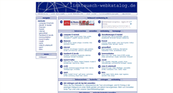 Desktop Screenshot of linktausch-webkatalog.de